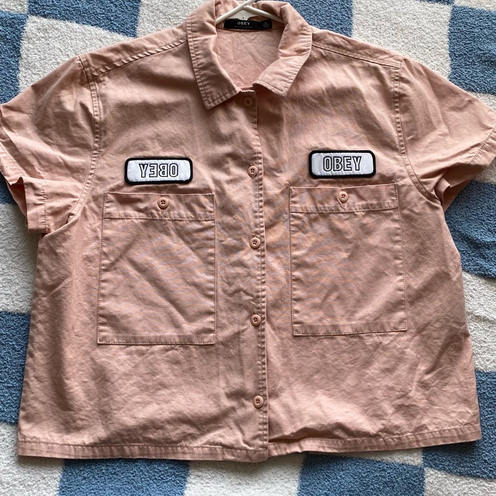 Obey Button Up